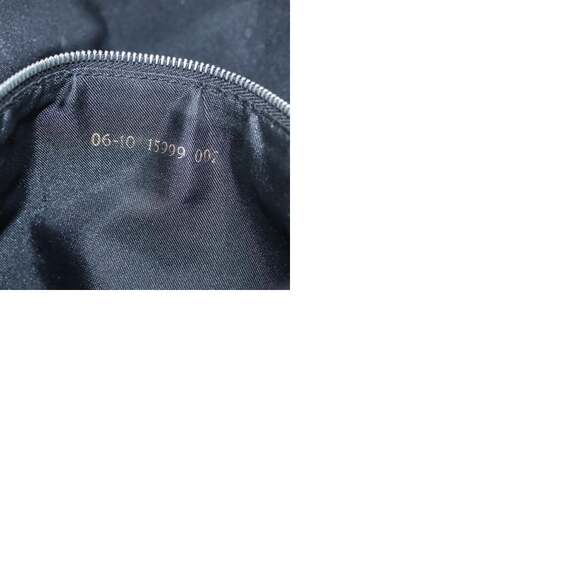 FENDI Zucca Canvas Shoulder Bag Nylon Black Silver - Picture 13 of 13